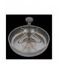 Assiette Porcelets Mod. 290, en Inox